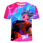 T-Shirt DBS Goku Réflexe Transcendantal