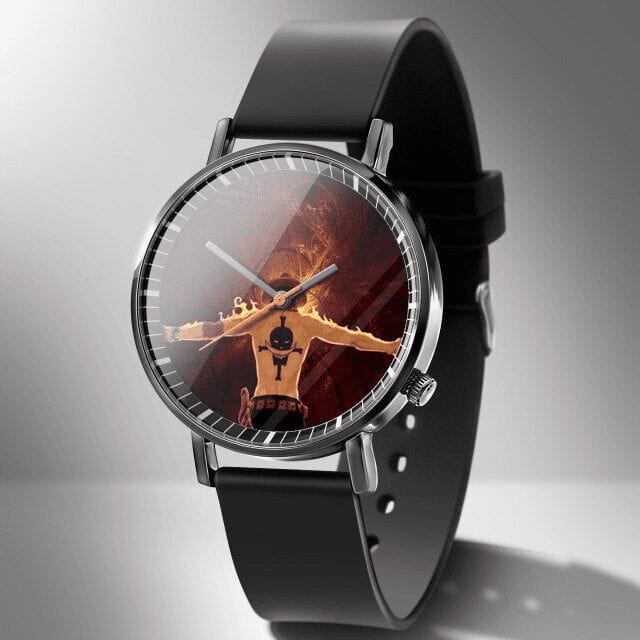 Montre One Piece Ace Homme-Feu