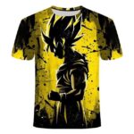 T-Shirt Dragon Ball Z Super Saiyan Graphique