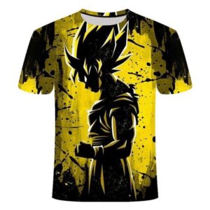 T-Shirt Dragon Ball Z Super Saiyan Graphique