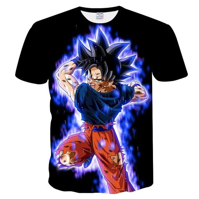 T-Shirt Dragon Ball Super Goku Ultra Instinct Non Maîtrisé