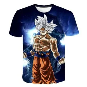 T-Shirt Dragon Ball Super Goku Ultra Instinct Maîtrisé