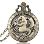 Montre Full Metal Alchemist De Gousset Gravé