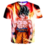 T-Shirt Dragon Ball Goku Mouvement Instantané