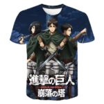 T-Shirt L’attaque Des Titans Trio D'Assaut