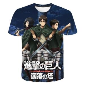 T-Shirt L’attaque Des Titans Trio D'Assaut