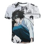 T-Shirt Death Note L Ryuzaki Manga