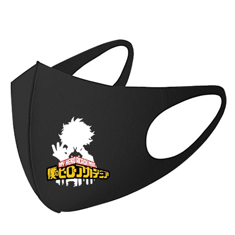 Masque My Hero Academia Noir et Blanc