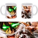 Mug L’attaque Des Titans Mikasa et Titan assaillant