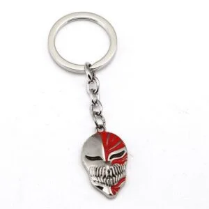 Porte Clé Bleach Masque Hollow Argent