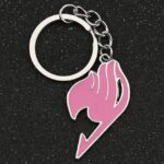 Porte Clé Fairy Tail Logo Rose