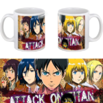 Mug L’attaque Des Titans Personnages