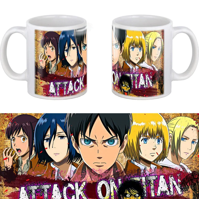 Mug L’attaque Des Titans Personnages