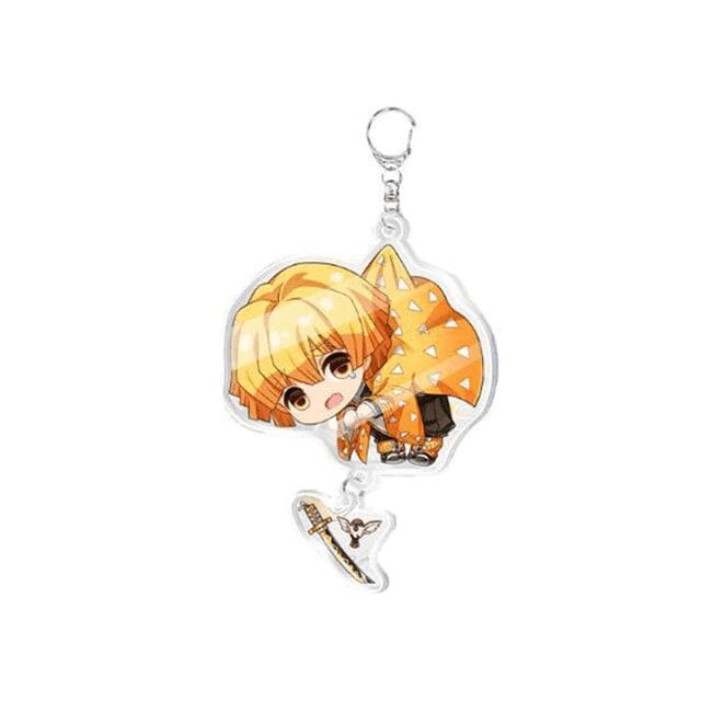 Porte Clé Demon Slayer Zenitsu Peureux
