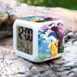 Réveil Pokémon Pikachu Cerisier