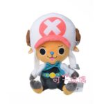 Peluche One Piece Chopper Blanc et Rose