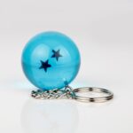 Porte Clé Dragon Ball Boule De Cristal Bleu