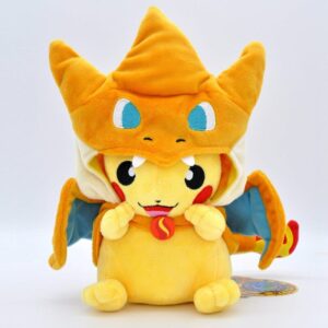Peluche Pokémon Pikachu Méga Dracaufeu Y