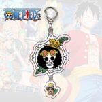 Porte Clé One Piece Jolly Roger Brook
