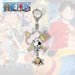 Porte Clé One Piece Jolly Roger Sanji