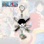 Porte Clé One Piece Jolly Roger Zoro Roronoa