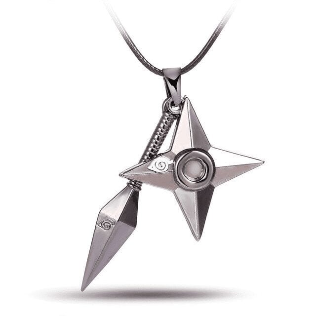 Collier Naruto Kunai et Shuriken