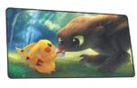 Tapis De Souris Pokémon Pikachu x Krokmou