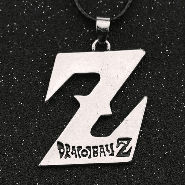 Collier Dragon Ball Z Logo Argent