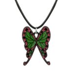 Collier Demon Slayer Papillons Kanao Tsuyuri