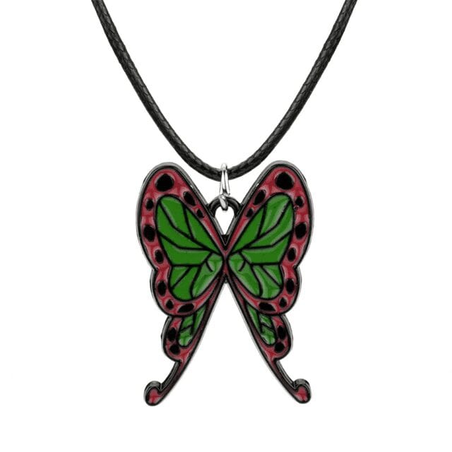 Collier Demon Slayer Papillons Kanao Tsuyuri