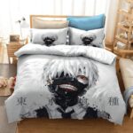 Housse De Couette Tokyo Ghoul Kaneki Cheveux Blanc