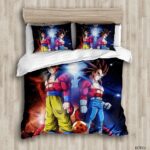 Housse De Couette Dragon Ball GT Goku et Vegeta SSJ 4