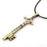 Collier L’attaque Des Titans Clé d'Éren Bronze Antique
