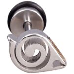 Boucle D'oreille Naruto Logo Konoha Argent