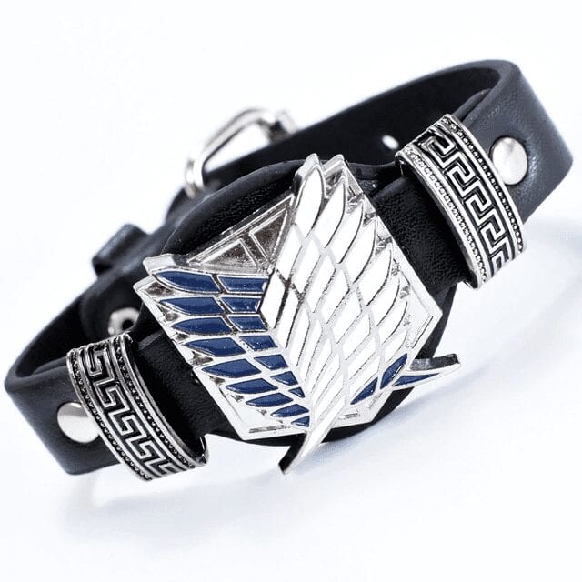 Bracelet L’attaque Des Titans Bataillon d'Exploration Noir