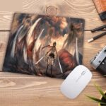 Tapis De Souris L’attaque Des Titans Mikasa vs Titans