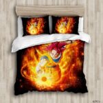 Housse De Couette DBS Goku Super Saiyan Divin