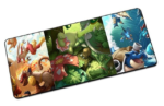 Tapis De Souris Pokémon Feu Plante et Eau