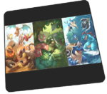 Tapis De Souris Pokémon Type Feu Plante Eau