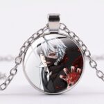 Collier Tokyo Ghoul Kaneki Cheveux Blanc