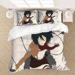 Housse De Couette l'Attaque des Titans Mikasa Artwork