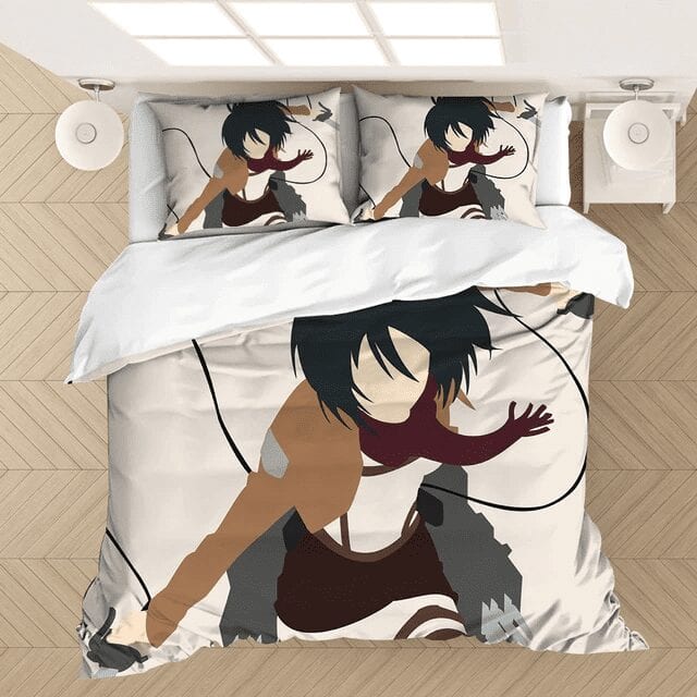 Housse De Couette l'Attaque des Titans Mikasa Artwork