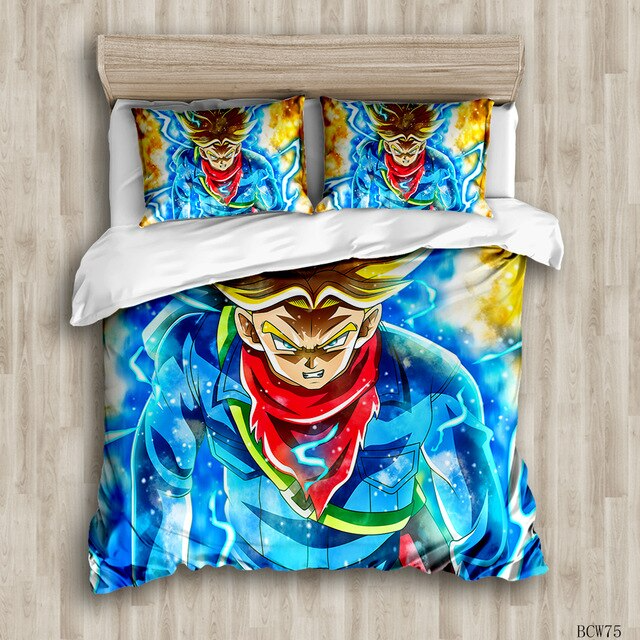 Housse De Couette Dragon Ball Z Mirai Trunks SSJ
