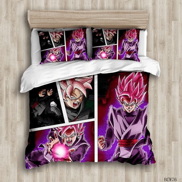 Housse De Couette Dragon Ball Super Black Goku