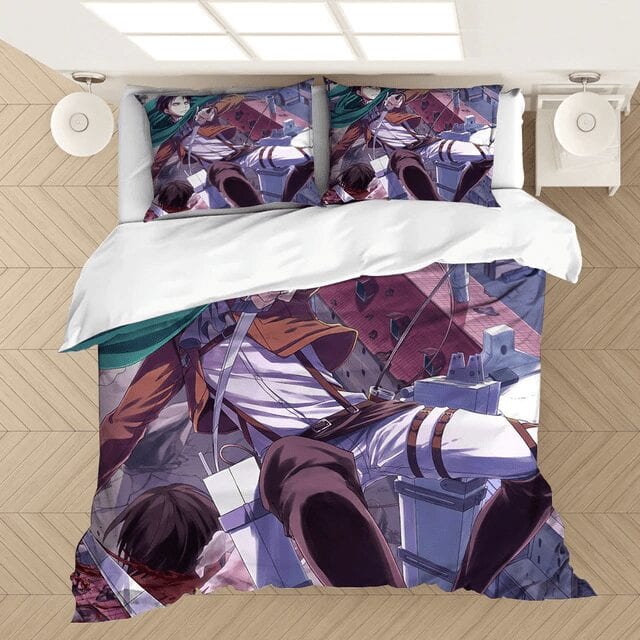 Housse De Couette l'Attaque des Titans Livaï Ackerman