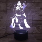 Lampe Pokémon Lucario et Riolu