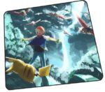 Tapis De Souris Pokémon Sacha vs Piafabec