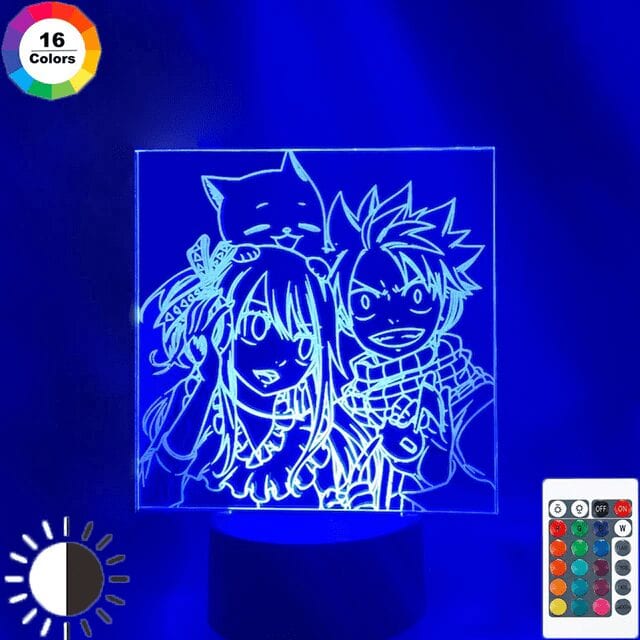 Lampe Fairy Tail Natsu Lucy Happy