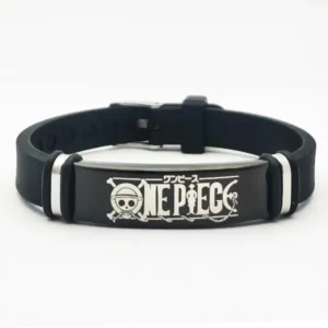 Bracelet One Piece Jolly Roger L'Équipage du Chapeau de Paille