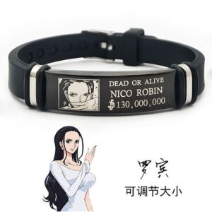 Bracelet One Piece Jolly Roger Nico Robin